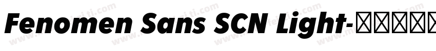 Fenomen Sans SCN Light字体转换